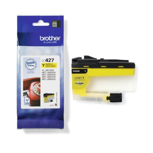 BROTHER LC-427Y INK JET GIALLO PER MFC-J6955DW / MFC-J6957DW / MFC-J5955DW / HL-J6010DW 1.500 PAGINE